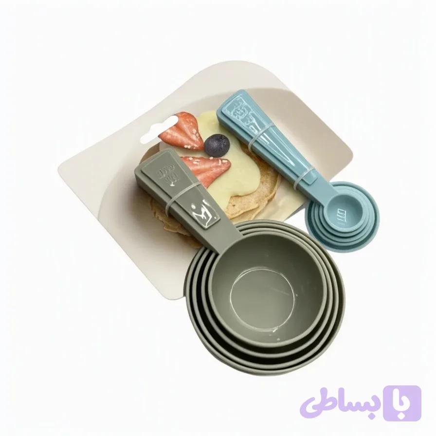 ست پیمانه و قاشق اندازه‌گیری ۹ تکه دنی هوم مدل DH3156-A — تصویر 1