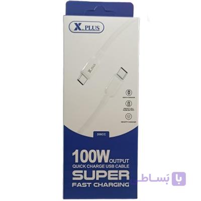 کابل شارژ دو سر تایپ سی ایکس پلاس