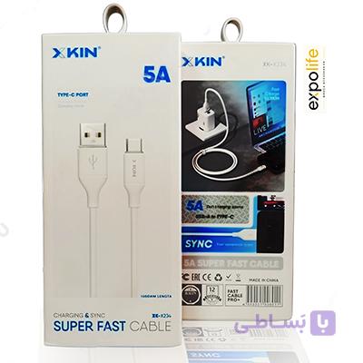 کابل شارژ تایپ سی به تایپ ای XL-X234  ایکس کین