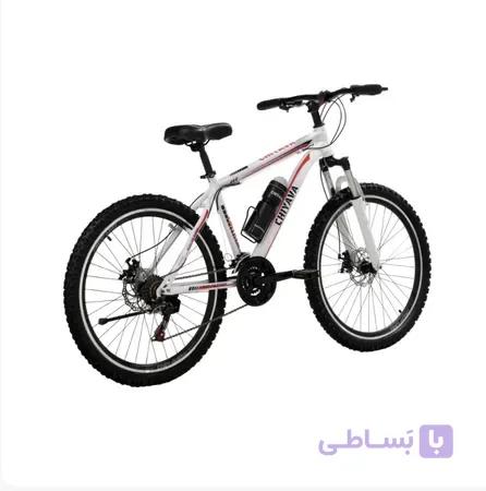 دوچرخه پورت لاین دنده‌ای ۲۱ سرعته سایز 24 با ترمز ویبریک و دوشاخ کمک دار — تصویر 1