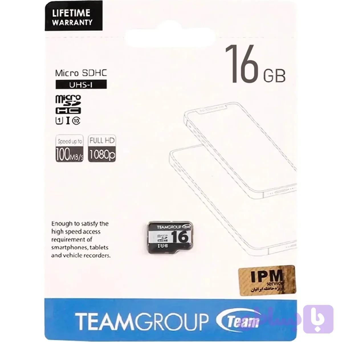 مموری اس دی TEAM GROUP 16 گیگ