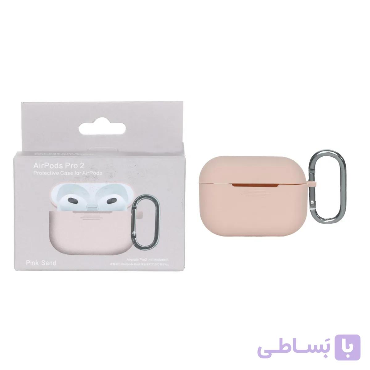 کاور ایرپاد سیلیکونی پاک کنی نازک Apple Airpods Pro 2 – مشکی (پک دار)