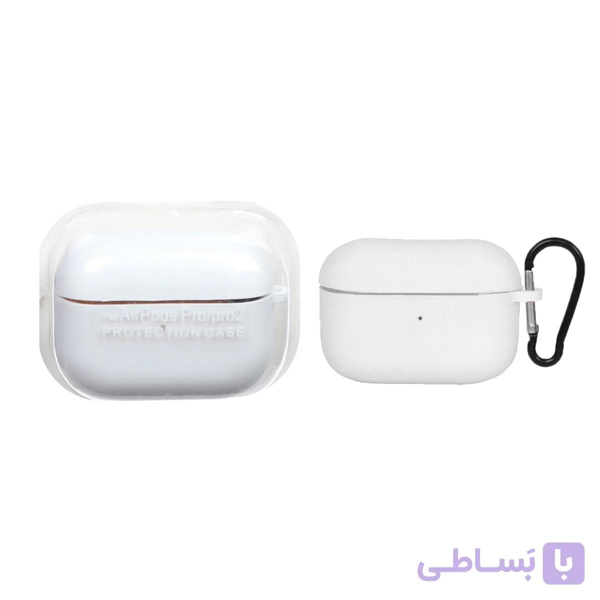 کاور ایرپاد سیلیکونی اورجینال Apple Airpods Pro 2 – سفید کد 3