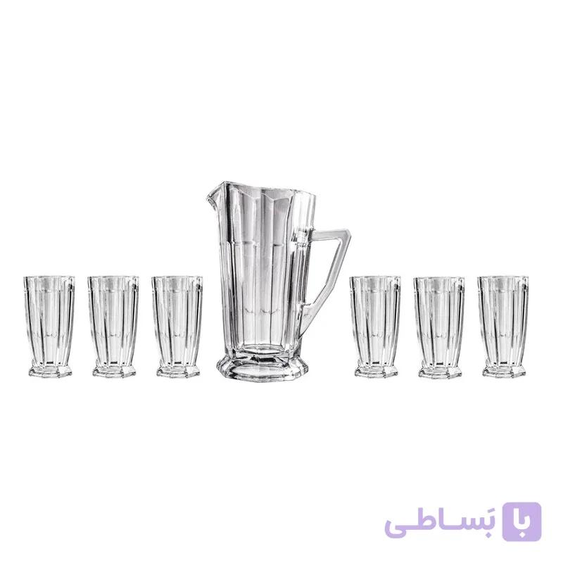 ست پارج و لیوان شش تایی مدل شیدا