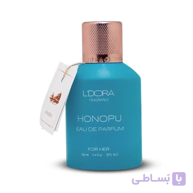 عطر ادوپرفیوم زنانه HONOPU حجم ۱۰۰ میلی لیتر خنک ملایم
