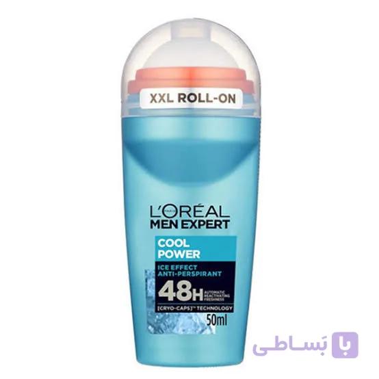 مام رولی ضد تعریق مردانه لورآل حجم:50ml — تصویر 1