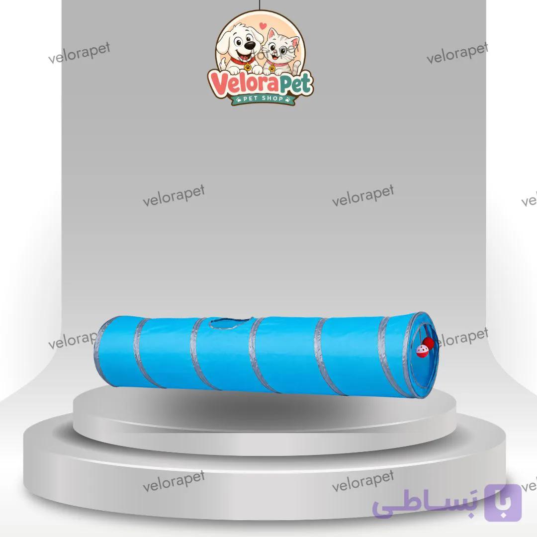 تونل بازی گربه دوراه زنگوله دار وارداتی — تصویر 1