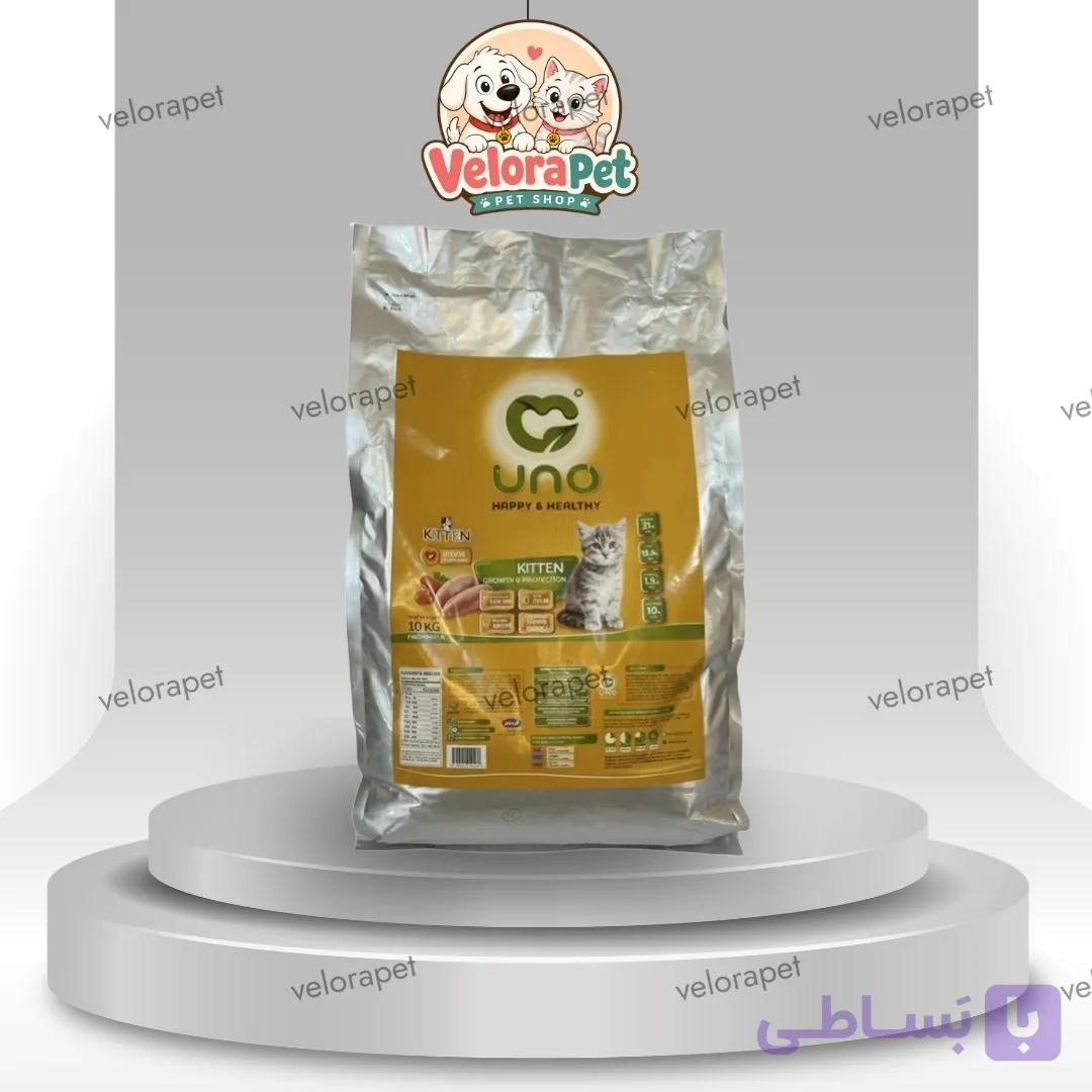 غذا خشک بچه گربه اونو مدل Kitten با طعم مرغ و هویج وزن 10 کیلو گرم — تصویر 1