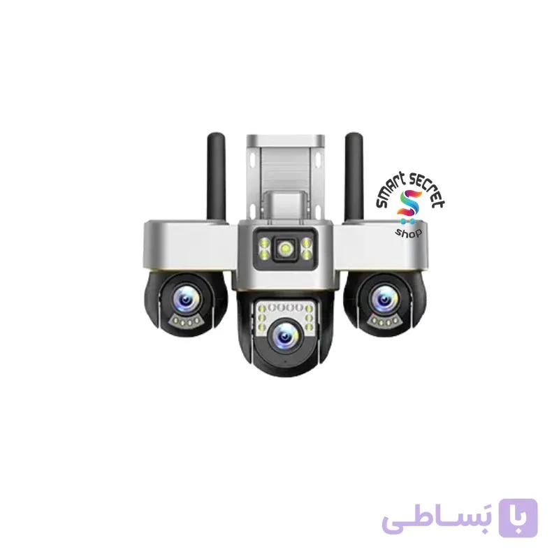 دوربین سیم کارت خور سه لنز چرخشی 4G لینک پلاس — تصویر 1