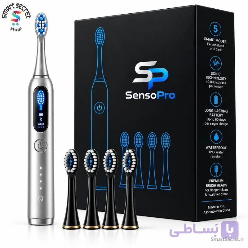 مسواک برقی سونیک مدل SP-S004 برند سنسوپرو SensoPro — تصویر 1