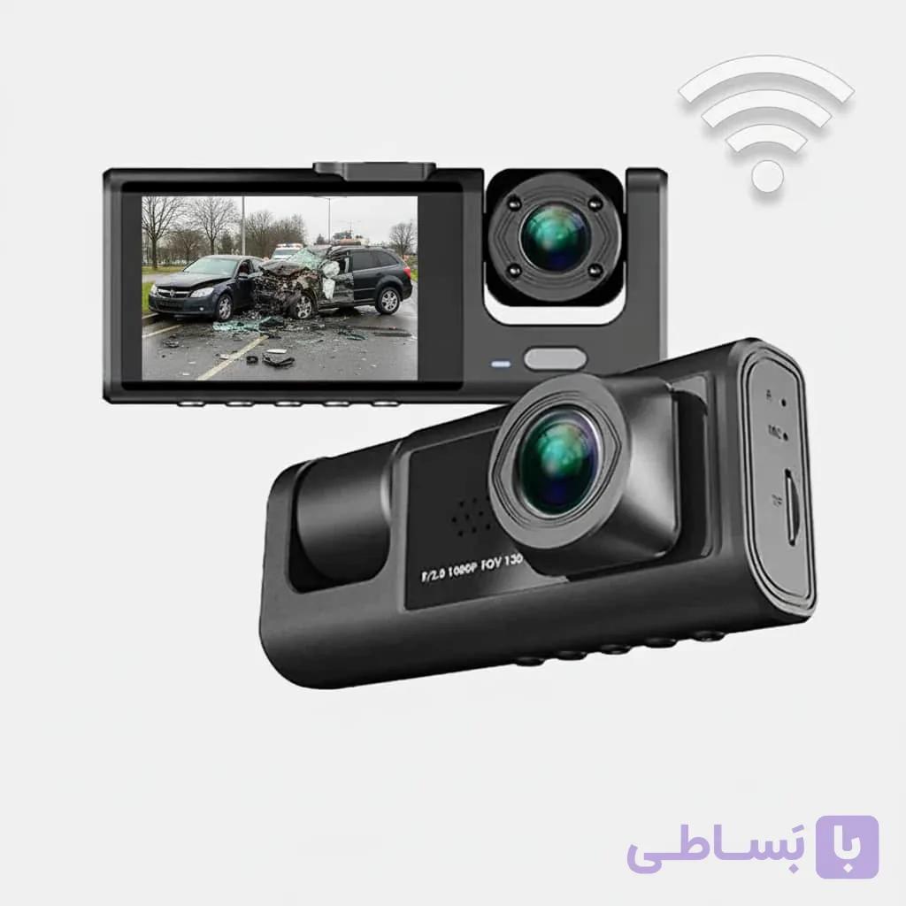 دوربین جلو خودرو دولنز ثبت وقایع وای فای
