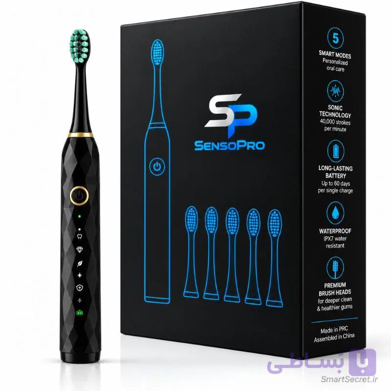 مسواک برقی سونیک مدل SP-S002 برند سنسوپرو SensoPro — تصویر 1