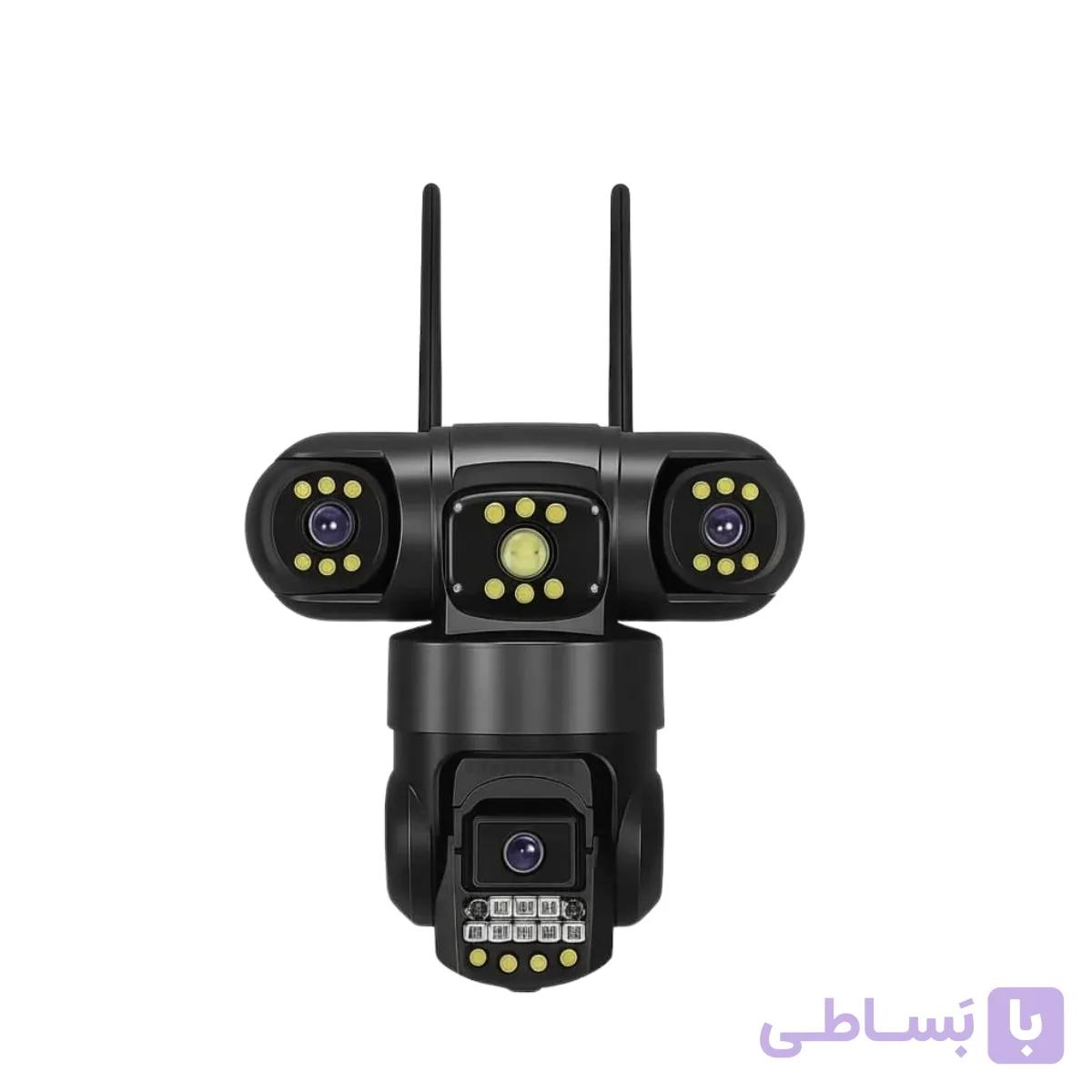 دوربین چرخشی سه موتوره سه لنز سیمکارتی 5G برند لینک پلاس