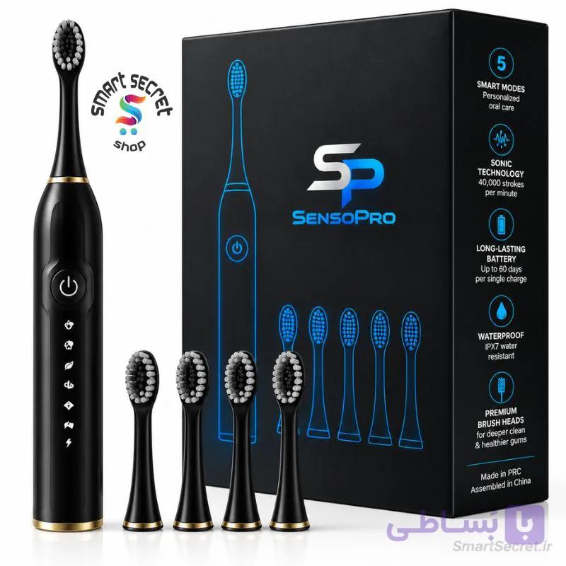 مسواک برقی سونیک مدل SP-S001 برند سنسو پرو SensoPro — تصویر 1