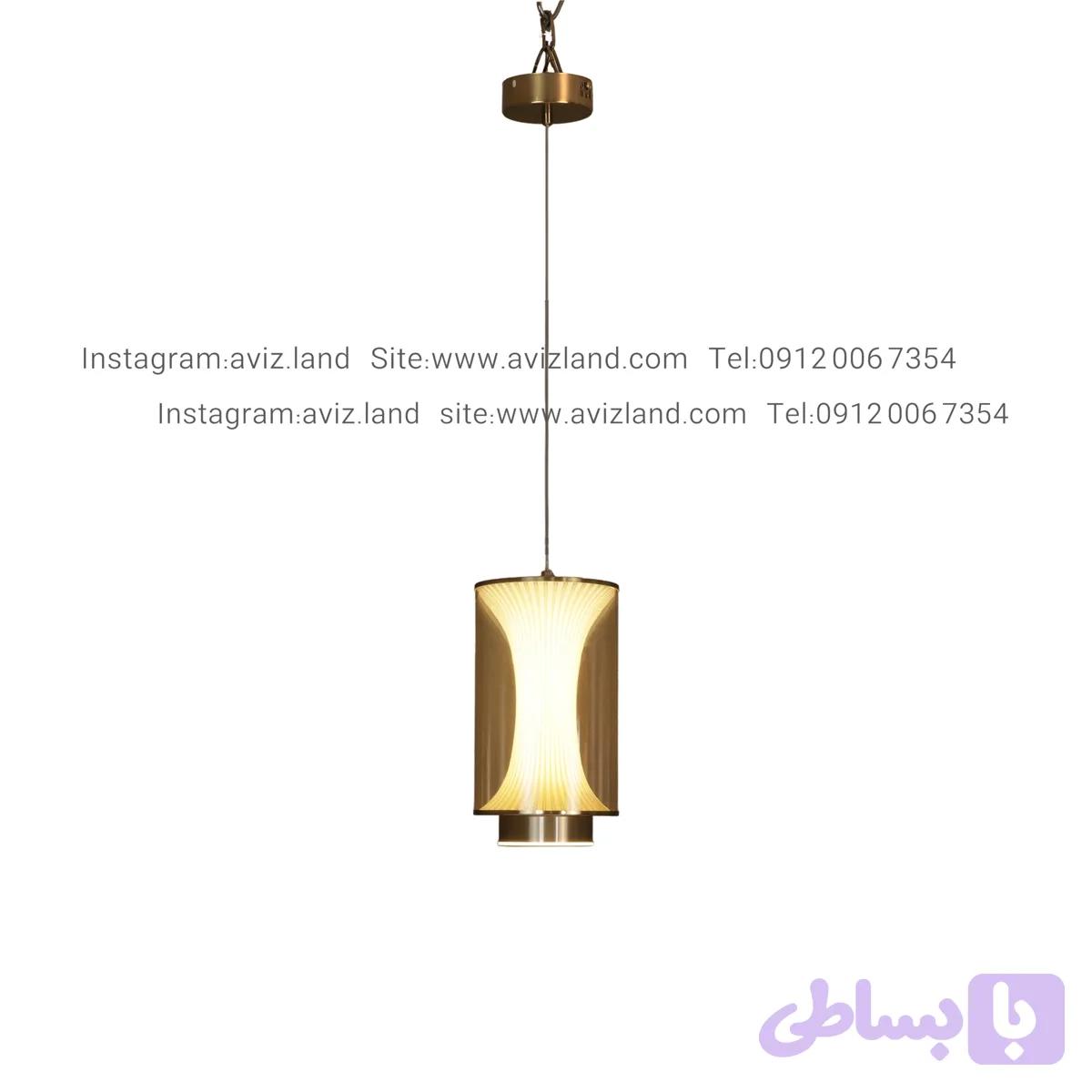 آویز مدرن وارداتی 030 عسلی
