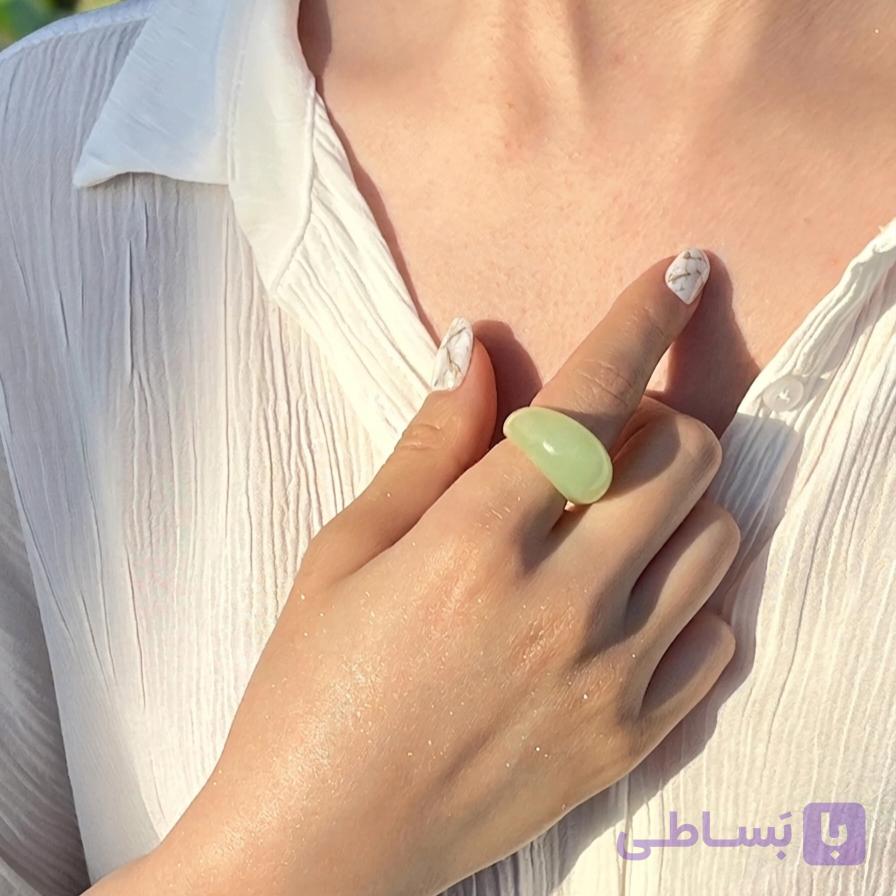 انگشتر آورا سبز — تصویر 1