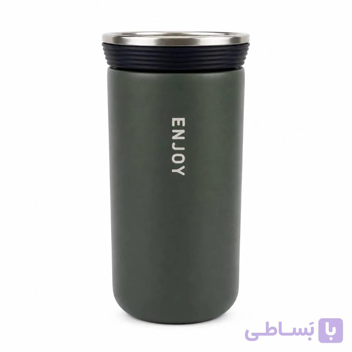 ماگ سفری AMZSM مدل Enjoy گنجایش 0.300 لیتر