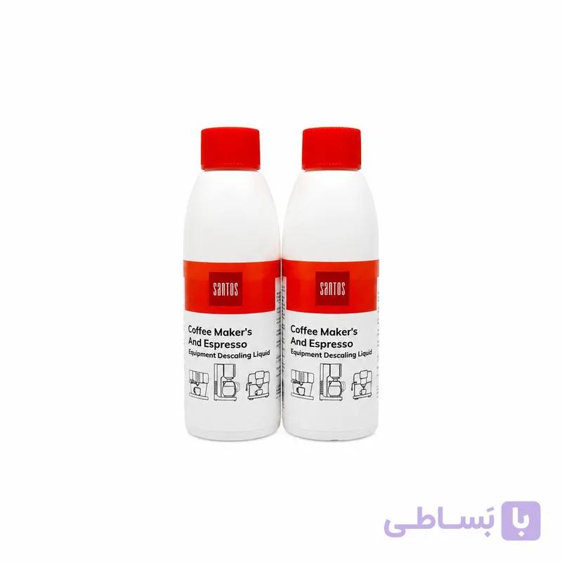 مایع جرم گیر دستگاه اسپرسو خانگی سانتوس مدل دوقلو حجم 150 میلی لیتر بسته ی 2 عددی