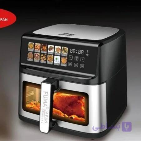 سرخ کن فوما مدل FU2412 ظرفیت ۱۲ لیتر بدون روغن استیل ضد زنگ — تصویر 1