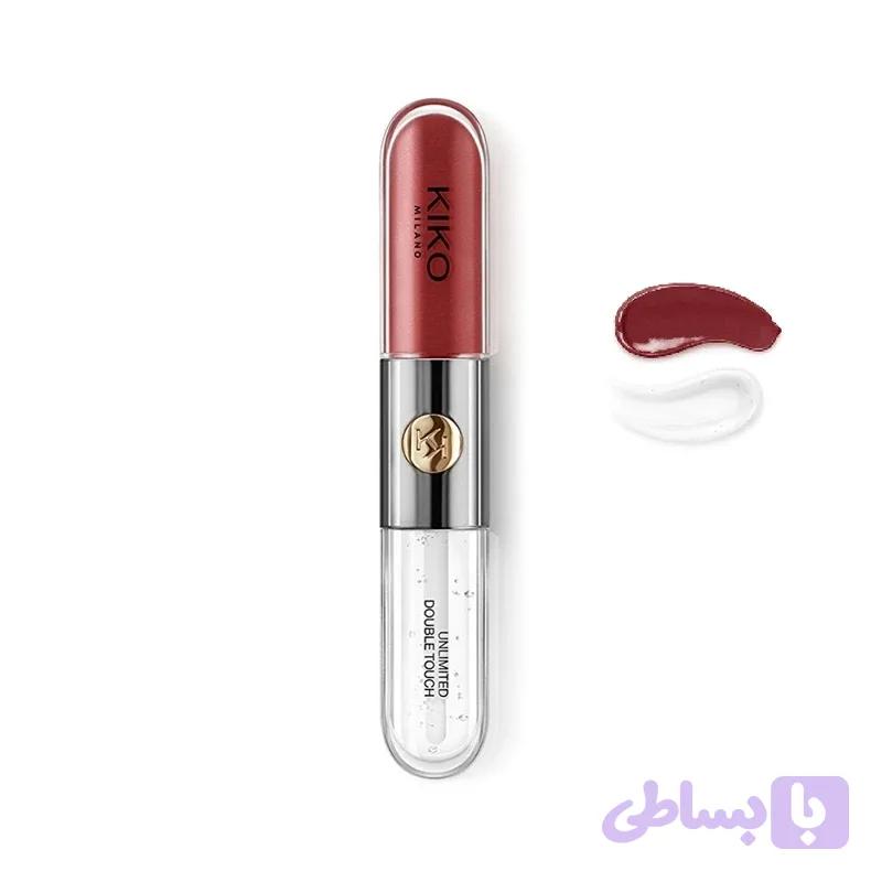 رژلب و لیپ گلاس دو طرفه کیکو میلانو مدل Unlimited Double Touch شماره 106 — تصویر 1