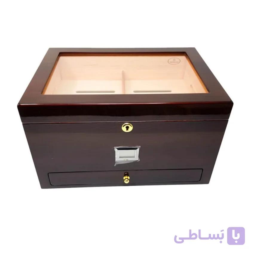 هومیدور چوبی سیکارلان Sikarlan Wooden Humidor Sk-1044 B — تصویر 1