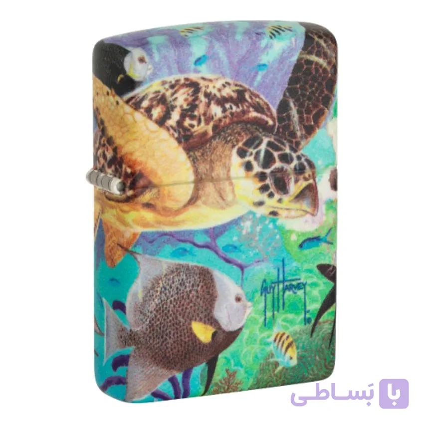 فندک زیپو کد 49819 Zippo Guy Harvey Glow In The Dark — تصویر 1