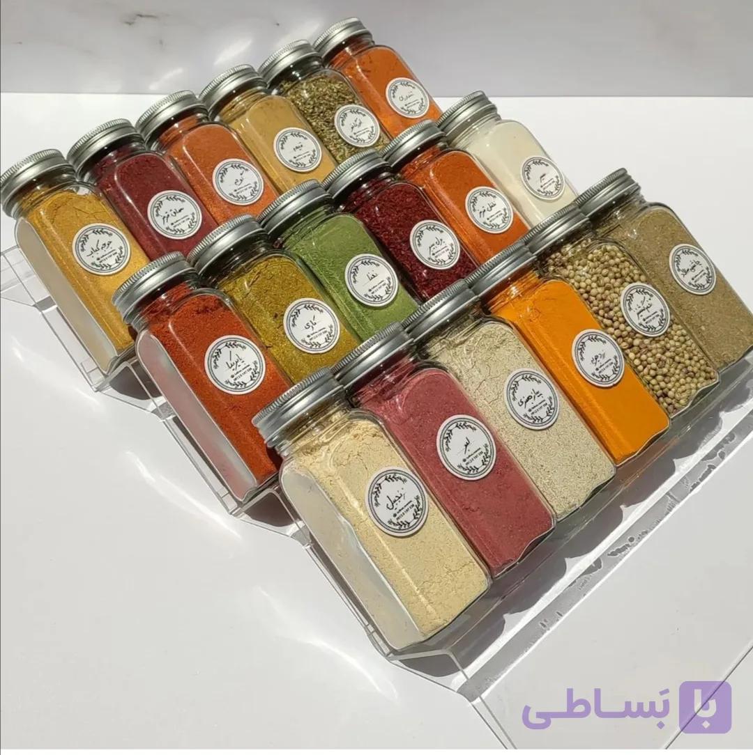 سری نمک پاشی شیشه ادویه مکارتی — تصویر 1