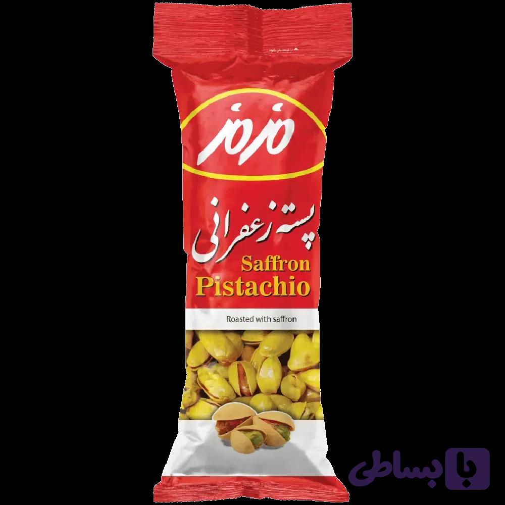 پسته زعفرانی 30 گرم مزمز