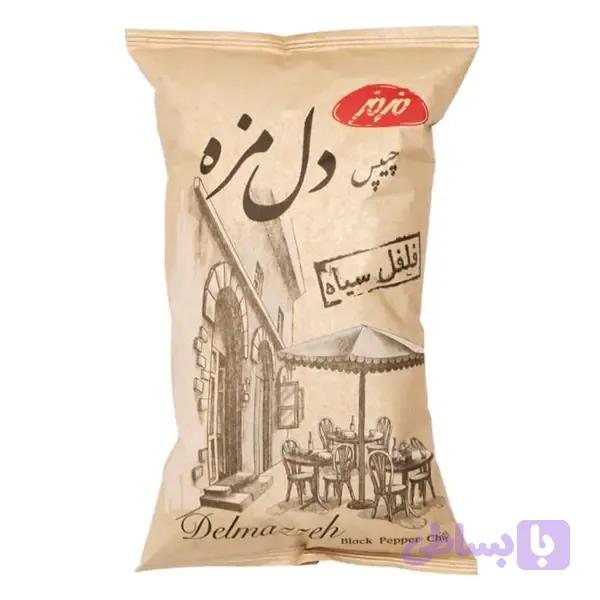 مزمز - چیپس دل مزه فلفل سیاه | هومارت