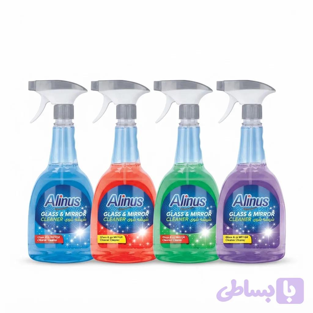 افشانه شیشه شور 500میل آلینوس(بسته ۲ عددی)