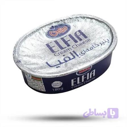 پنير خامه 180گ الفيا