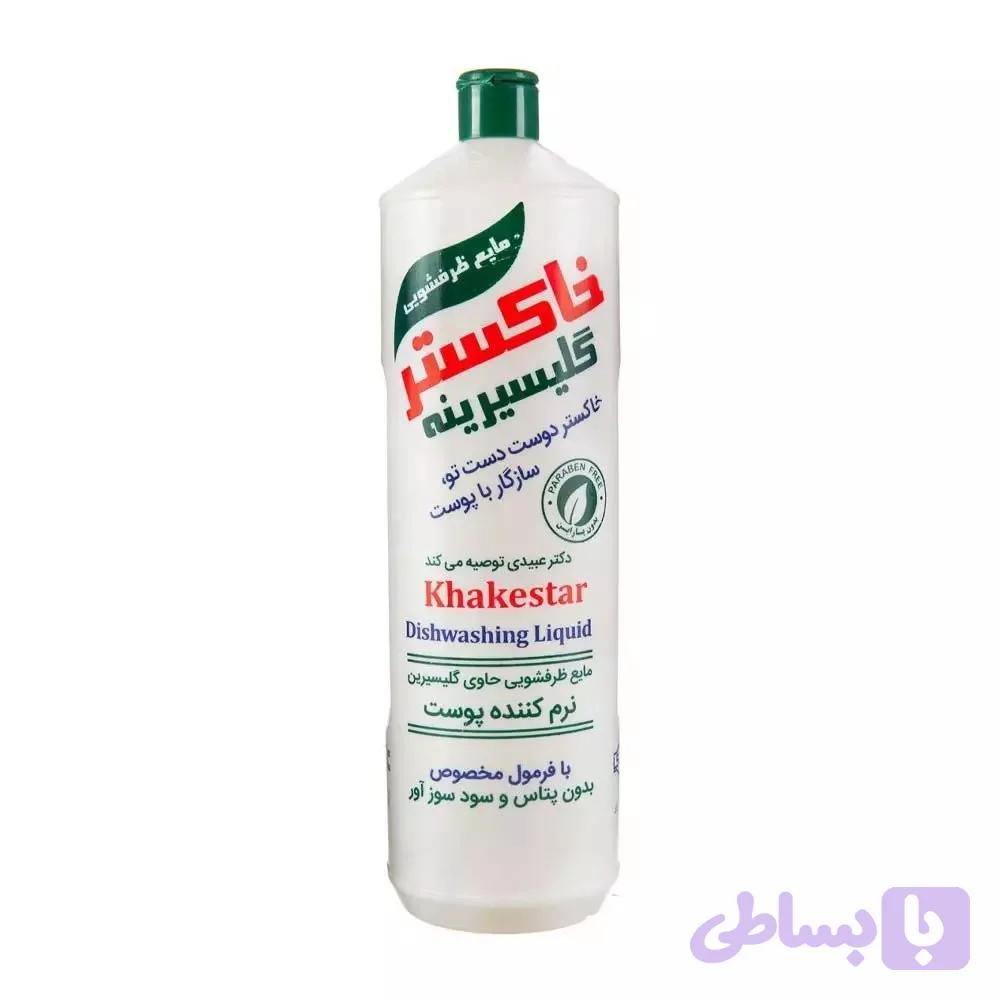 مایع ظرفشویی صدفی خاکستر گلیسیرینه 1 لیتری(بسته ۲ عددی)