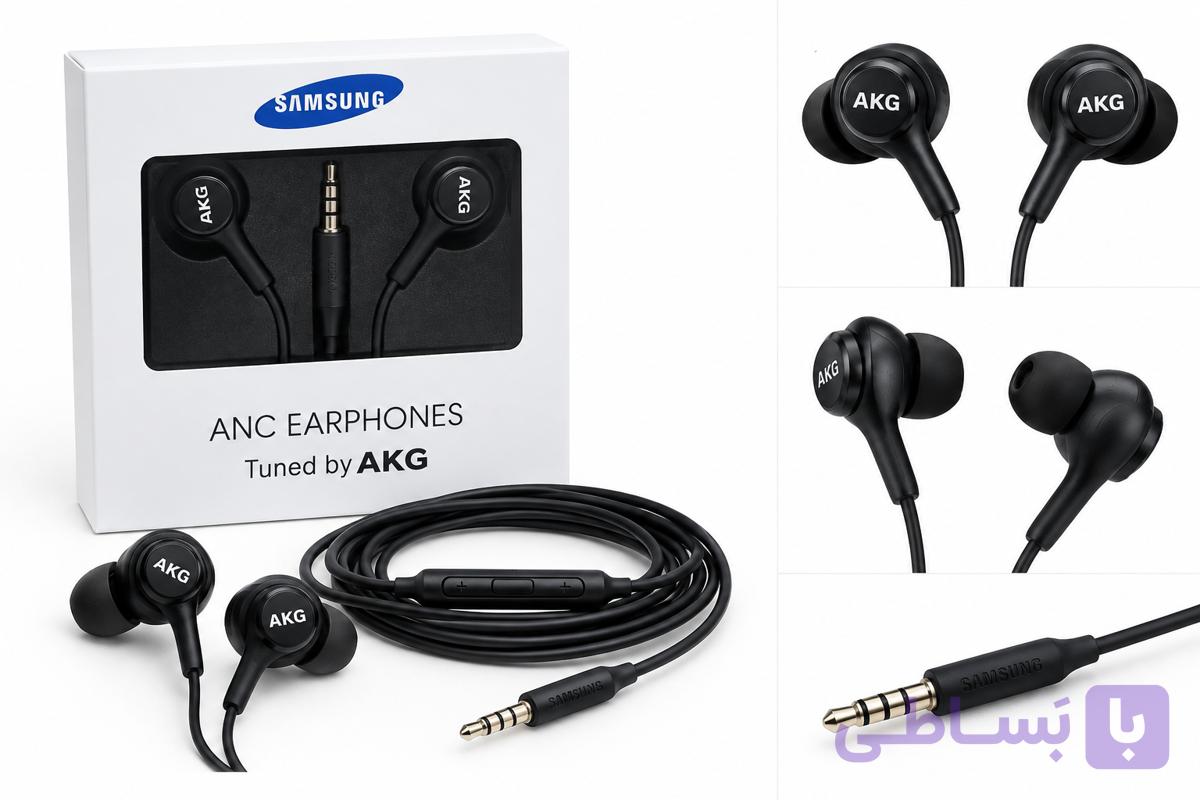 هندزفری سیمی AKJسامسونگ جک 3.5 mm