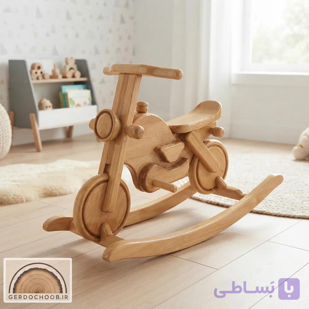 صندلی راک کودک مدل موتور