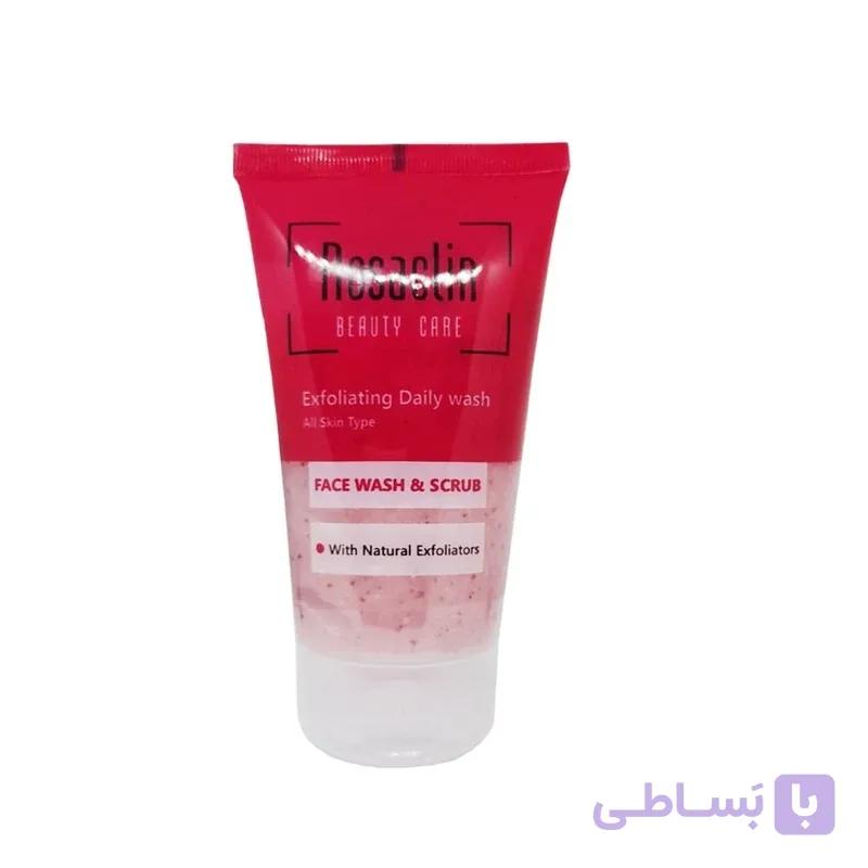 ژل شستشوی اسکراب صورت و بدن رزاکلین