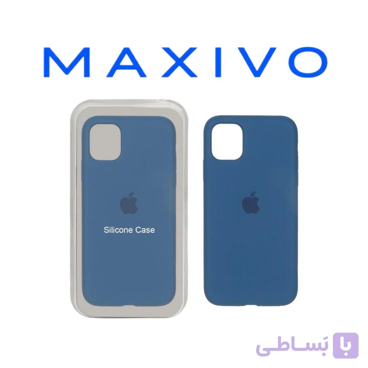 قاب سیلیکونی پاک کنی اورجینال Apple iPhone 11 - آبی تیره (پک اصلی)