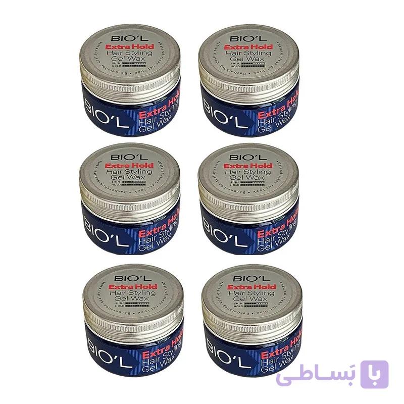 واکس مو بیول مدل extra hold حجم 150 میلی لیتر بسته 6 عددی