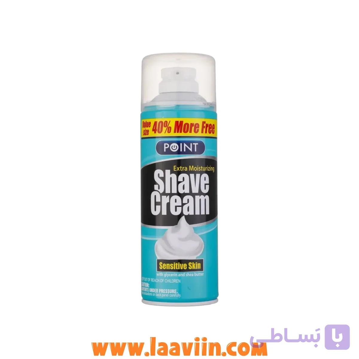 فوم اصلاح پوینت Extra MOISTURIZING 400 میل
