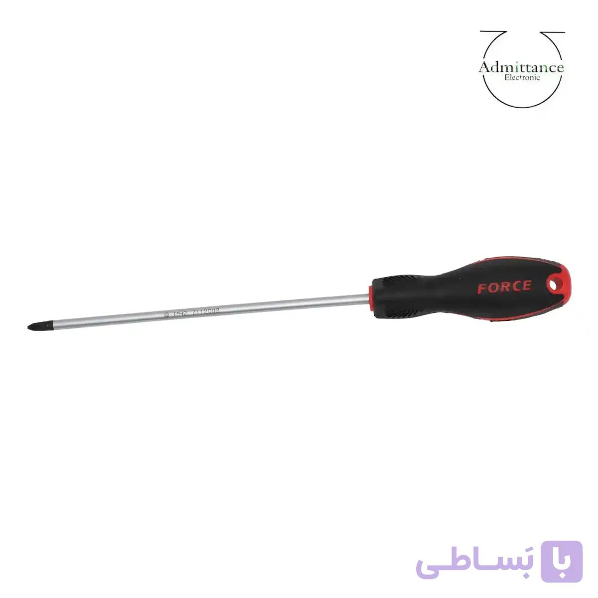 پیچ گوشتی چهارسو تیغه بلند PH2 فورس FORCE — تصویر 1