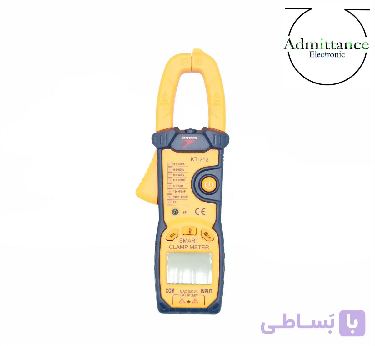 کلمپ مولتی متر دیجیتال KAMTECH کامتک مدل KT-212 — تصویر 1
