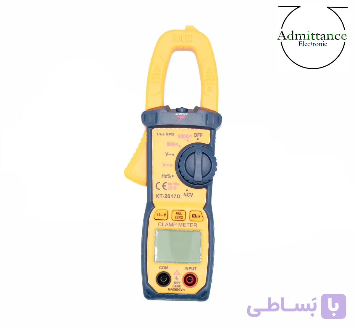 کلمپ مولتی متر KAMTECH کامتک AC-DC مدل KT-2017D — تصویر 1