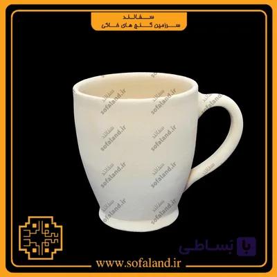 لیوان سفالی پایه دار سفالند — تصویر 1