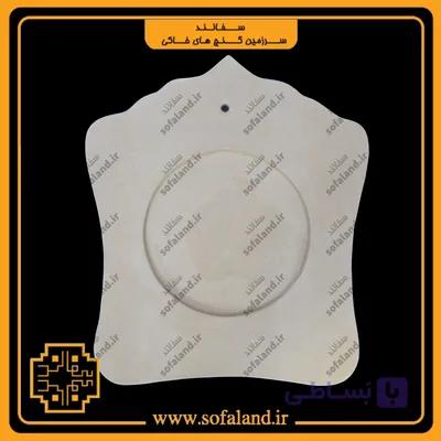 آینه سفالی طرح سلطنتی سفالند