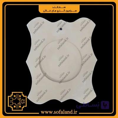 آینه سفالی طرح تخت کمانی سفالند