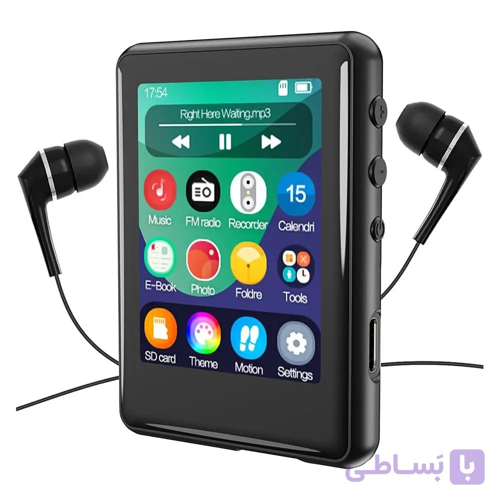 MP3 پلیر لمسی Tokemisc مدل S7-16GB با بلوتوث 5.3 و اسپیکر داخلی برند tokemisc مدل S7 — تصویر 1