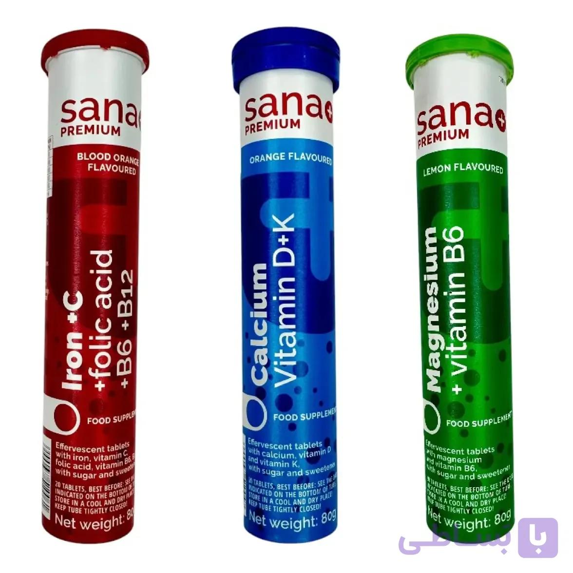 قرص جوشان  SANA+ PREMIUM| خرید و قیمت قرص جوشان