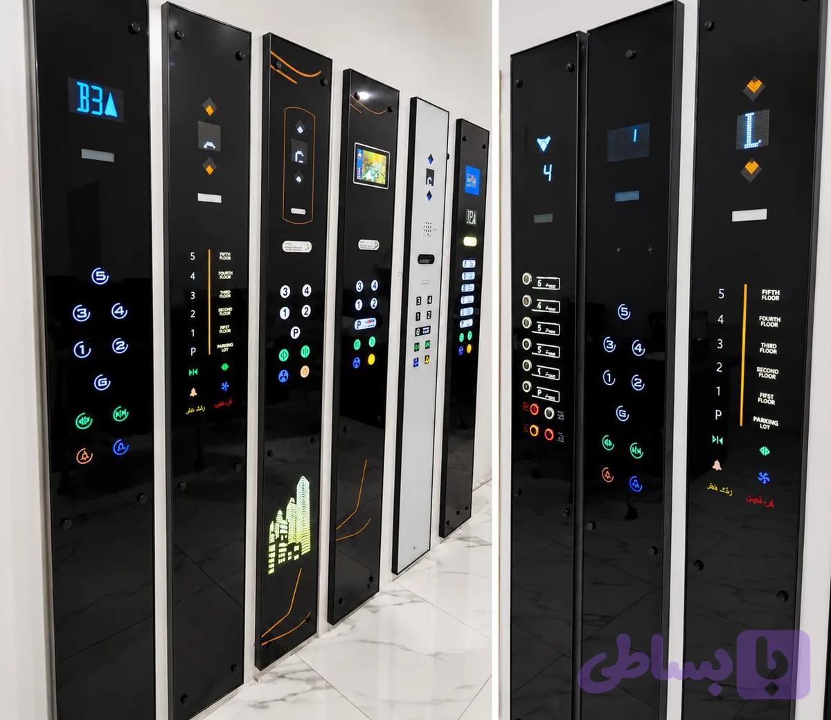 شستی (پنل کابین و طبقات)