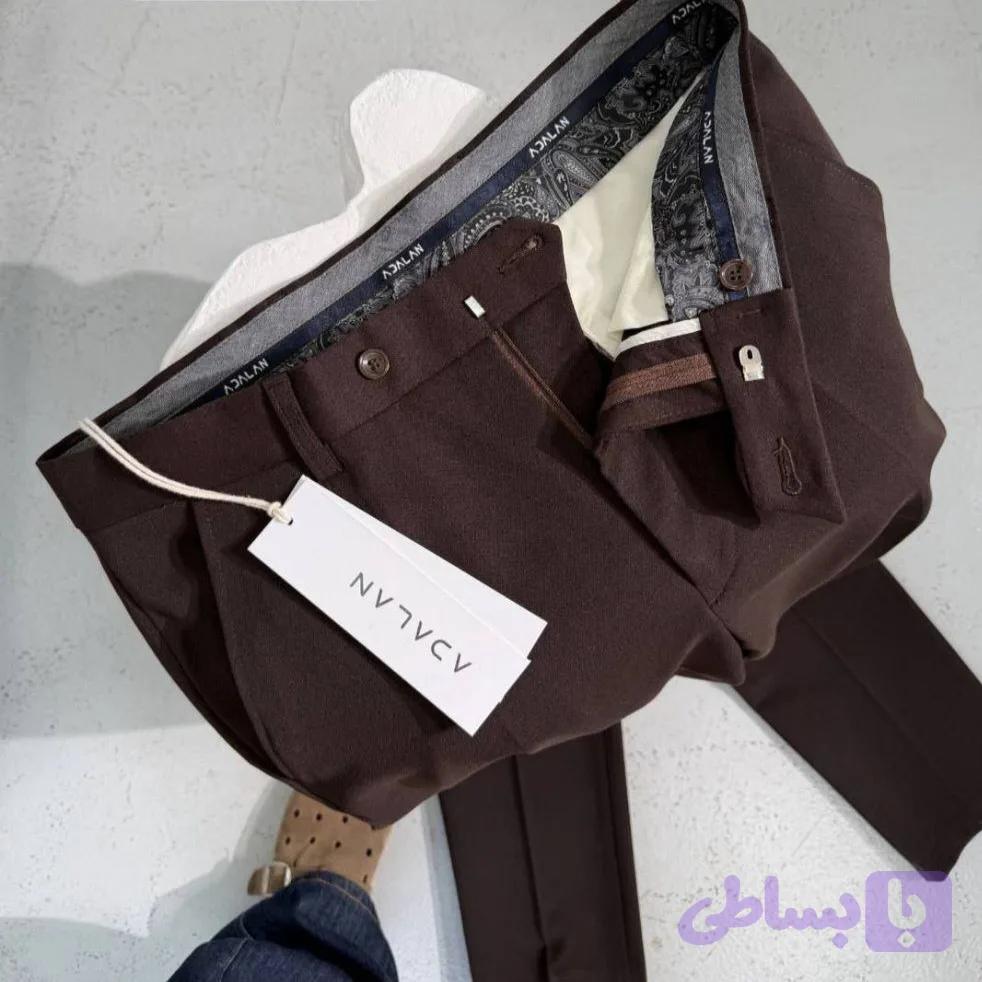 شلوار کلاسیک پارچه کجرا برند مکویین پارچه گرم بالا استایل کلاسیک