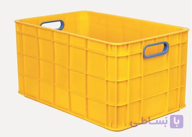جعبه صنعتی پلاستیکی مدل 720 و سبد پروتینی ( طول 52 عرض 33 ارتفاع 26 )