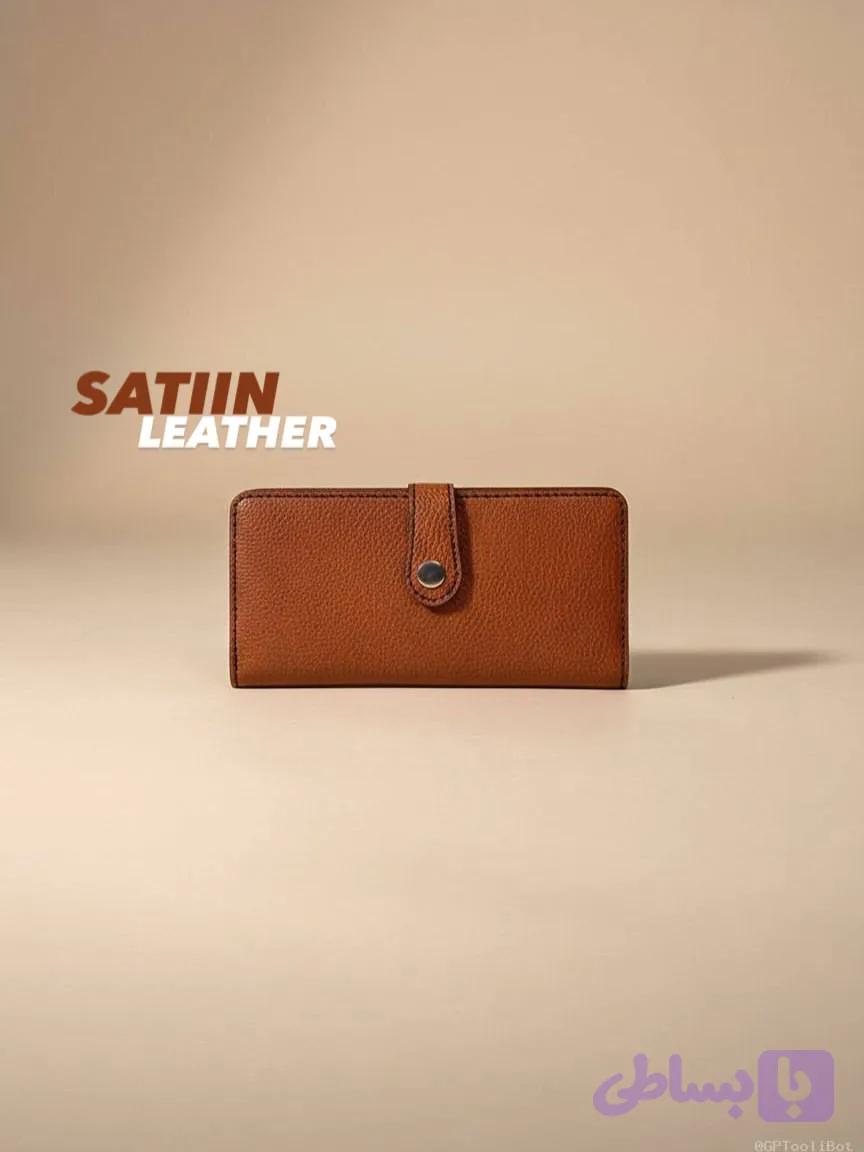 کیف پول دستی چرم طبیعی